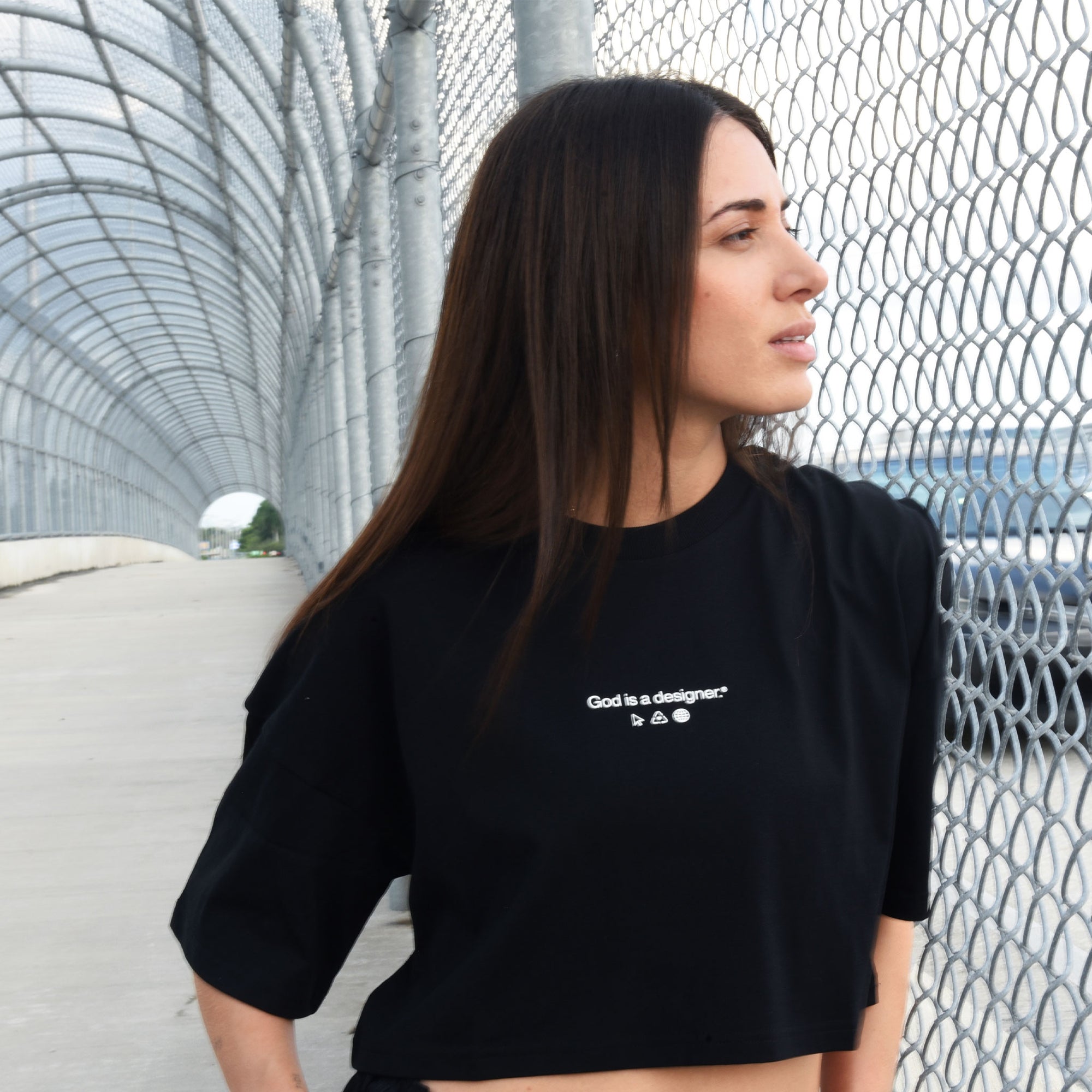 GIAD Base SS Crop para mujer