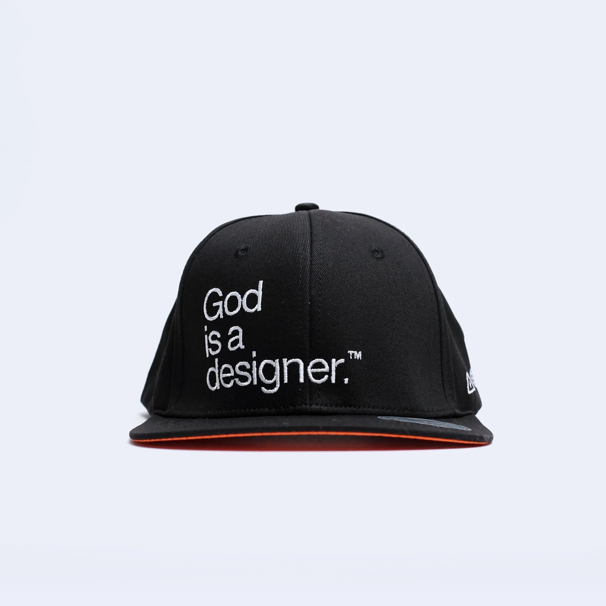 GIAD™ Classic 6-panel Snapback [Black/Orange] - God is a designer.®