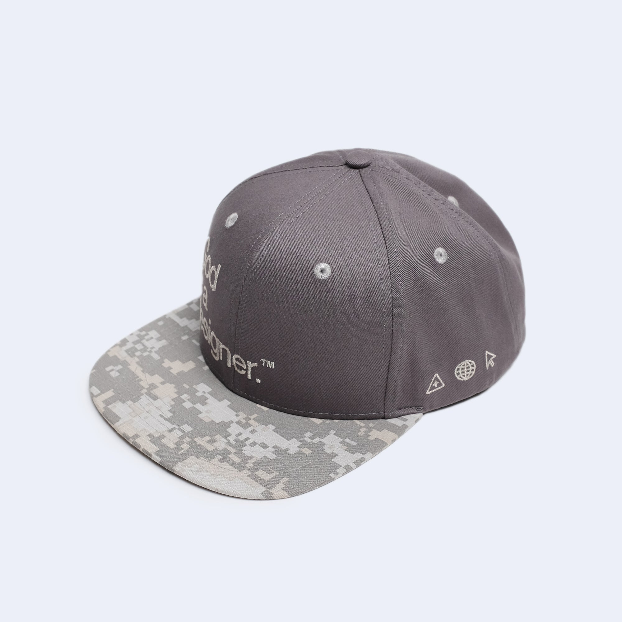 GIAD™ Urban Camo 6-panel Snapback - God is a designer.®