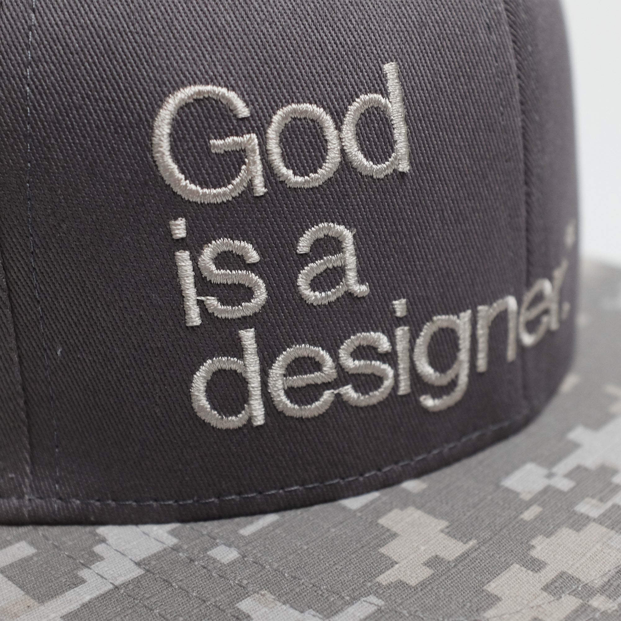 GIAD™ Urban Camo 6-panel Snapback - God is a designer.®