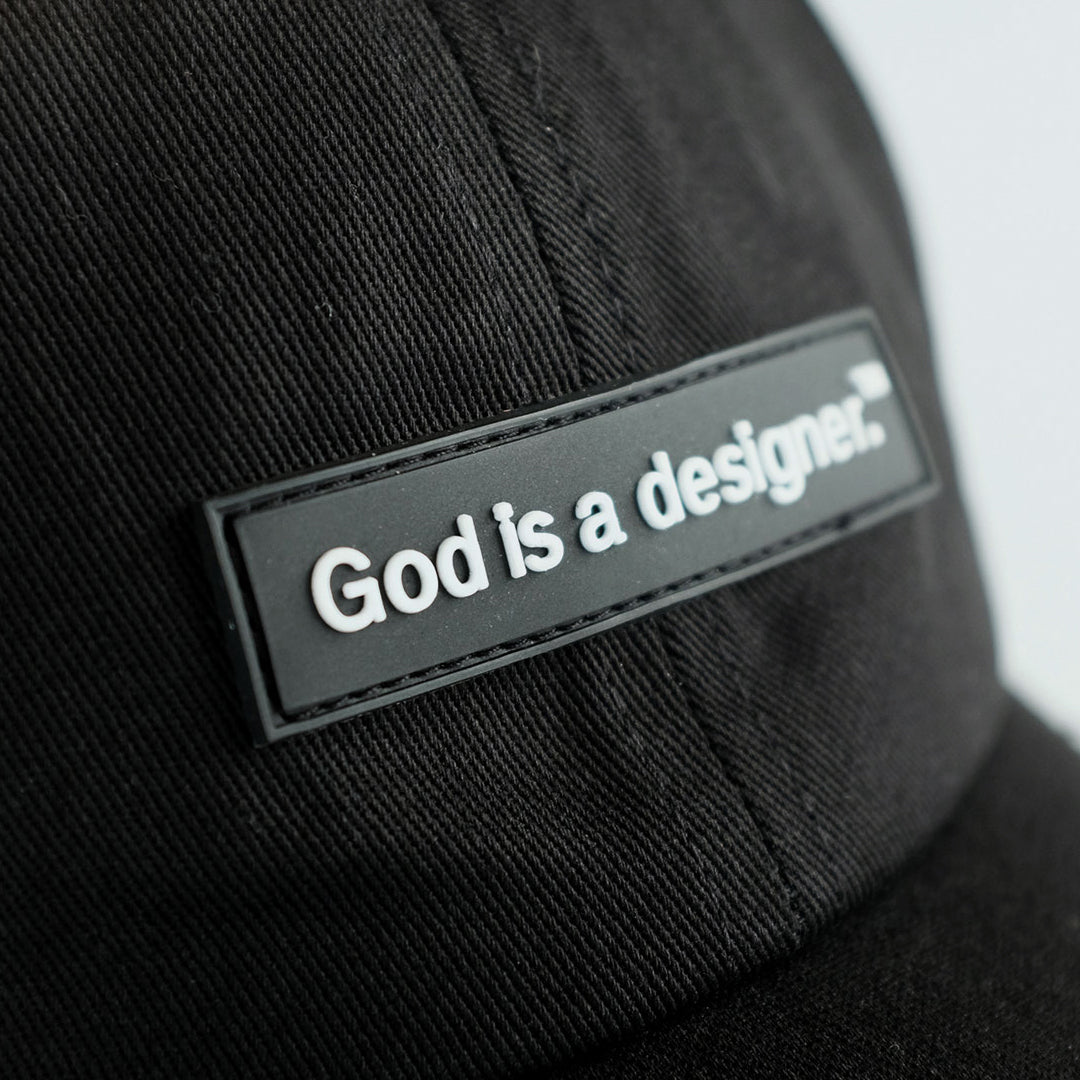 GIAD™ Covert 6-panel Dad Cap Limited [Black] - God is a designer.®