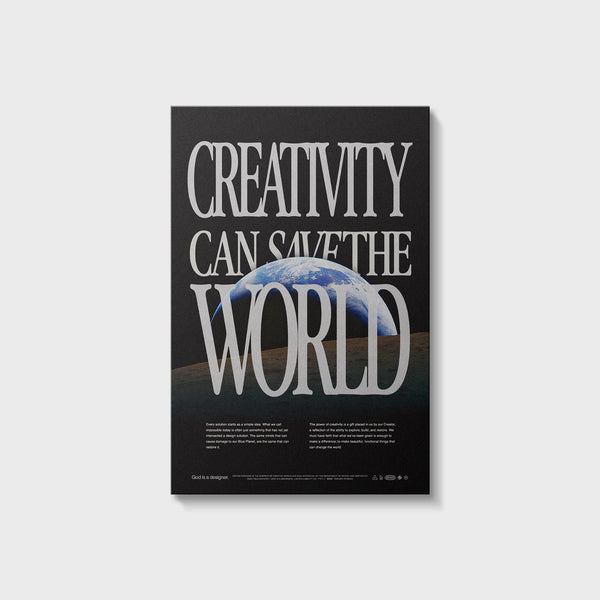 Creativity Can Save the World Giclee Poster Print