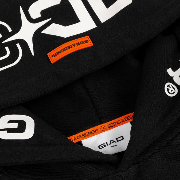 Sudadera con capucha de Operaciones Creativas de GIAD [Negra]