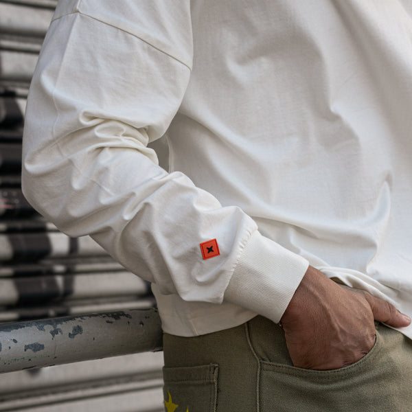 [PRE-ORDER] GIAD BASE_LINE Pano-Crop LS [Cloud Dancer]