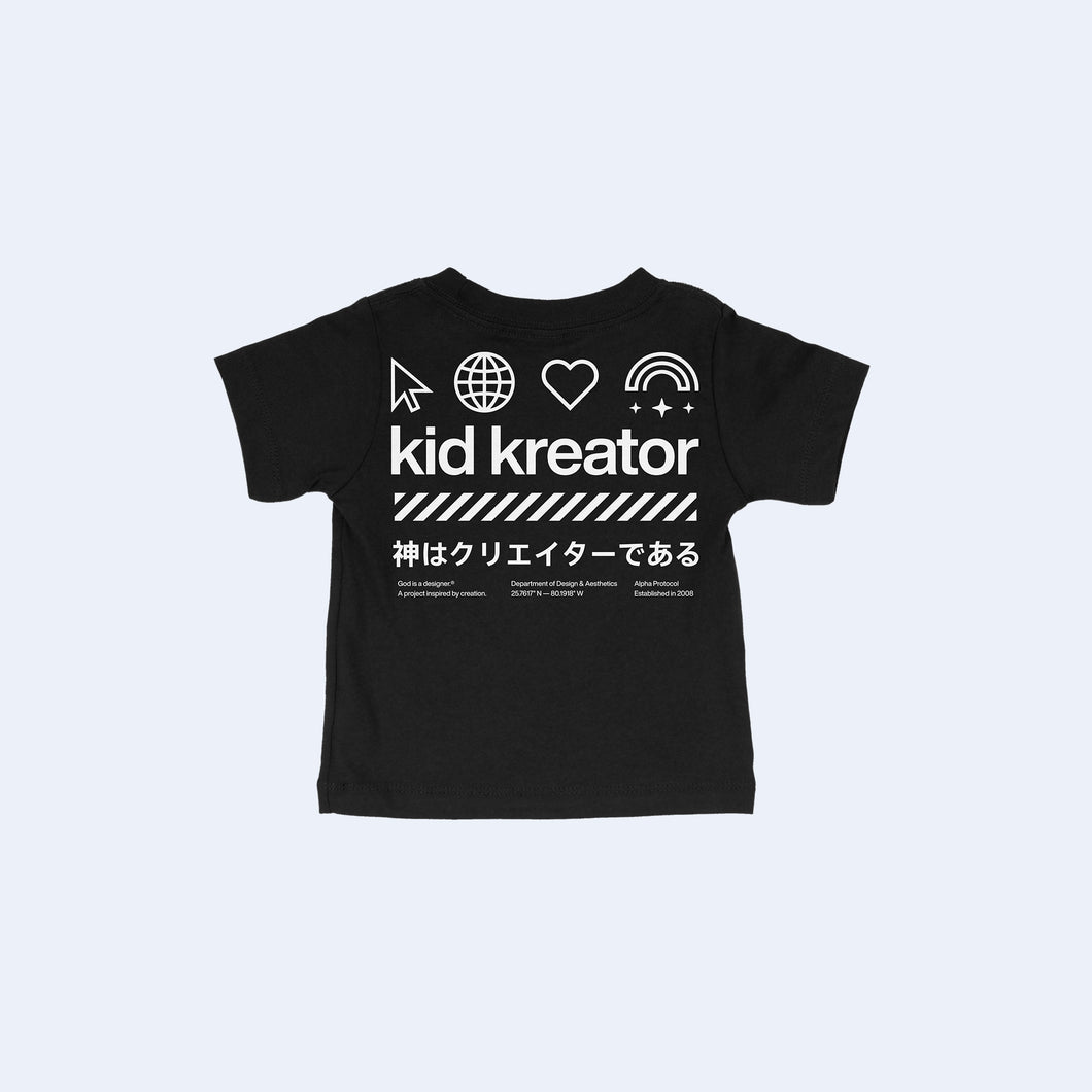 Kid Kreator Toddler S/S [Black]