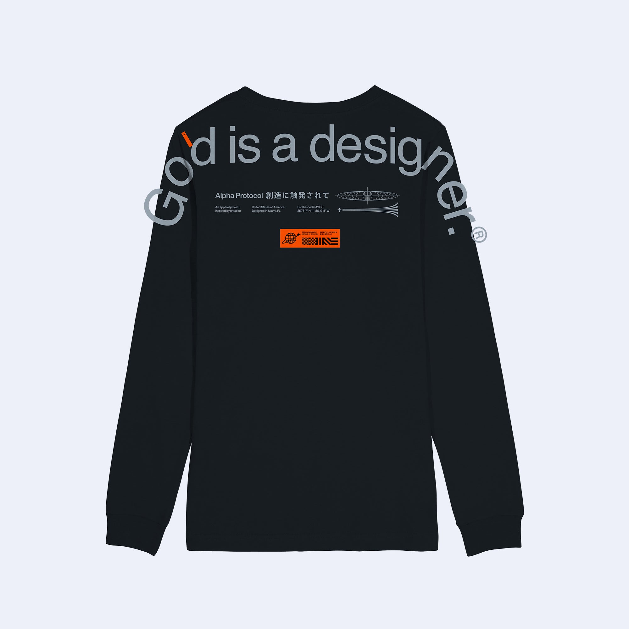 GIAD™ StreeTech LS [Black] - God is a designer.®