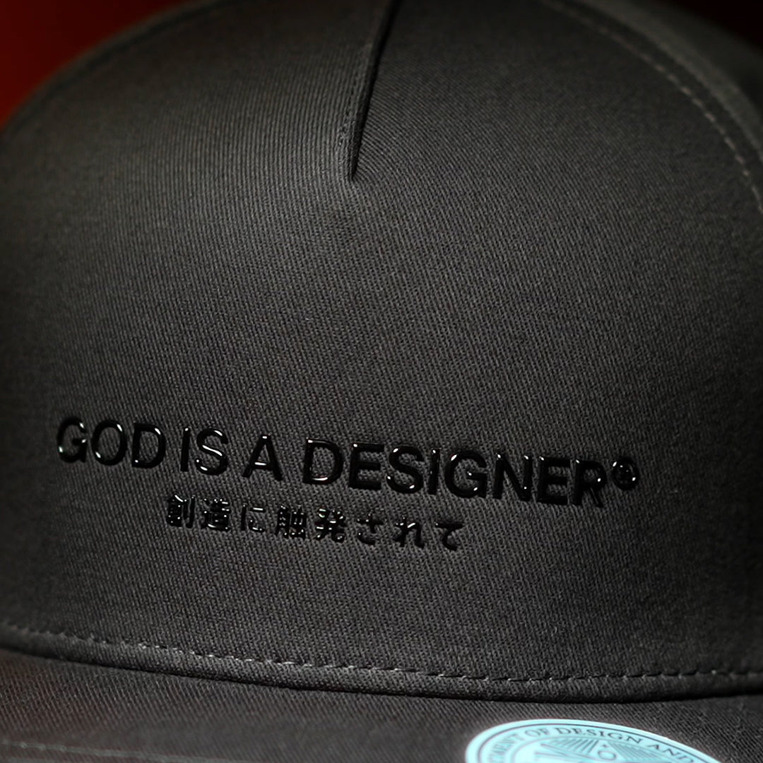 Gorra GIAD BASE de 5 paneles [Obsidiana]