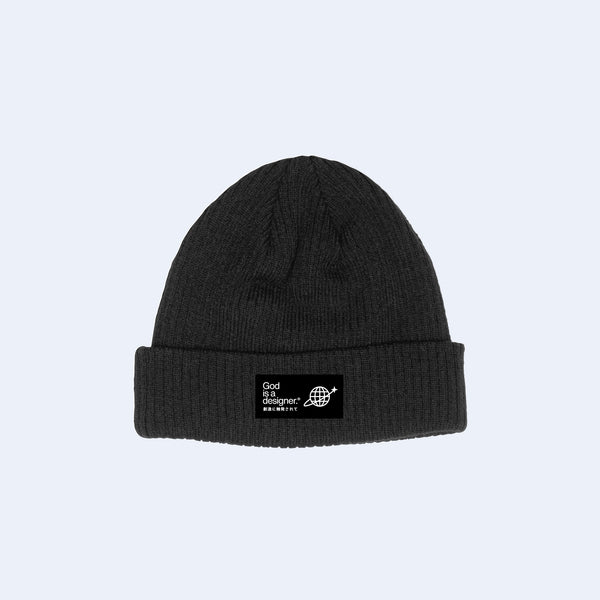 GIAD™ Classic Beanie [Black] - God is a designer.®