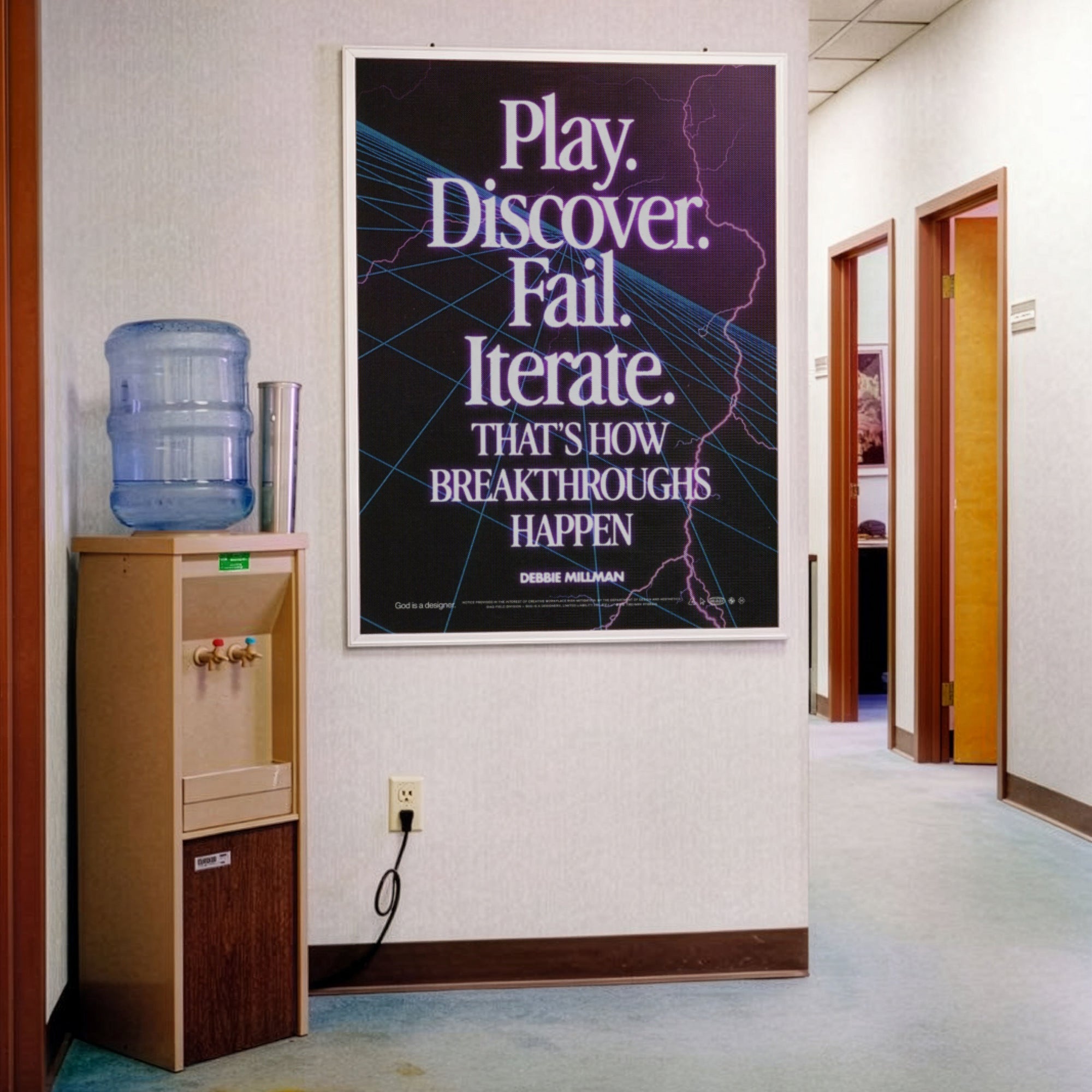 Play Discover Fail Iterate - Debbie Millman Giclee Poster Print