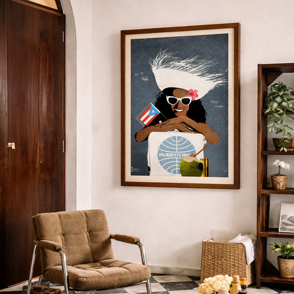 Turista Puerto Rico Giclee Poster Print
