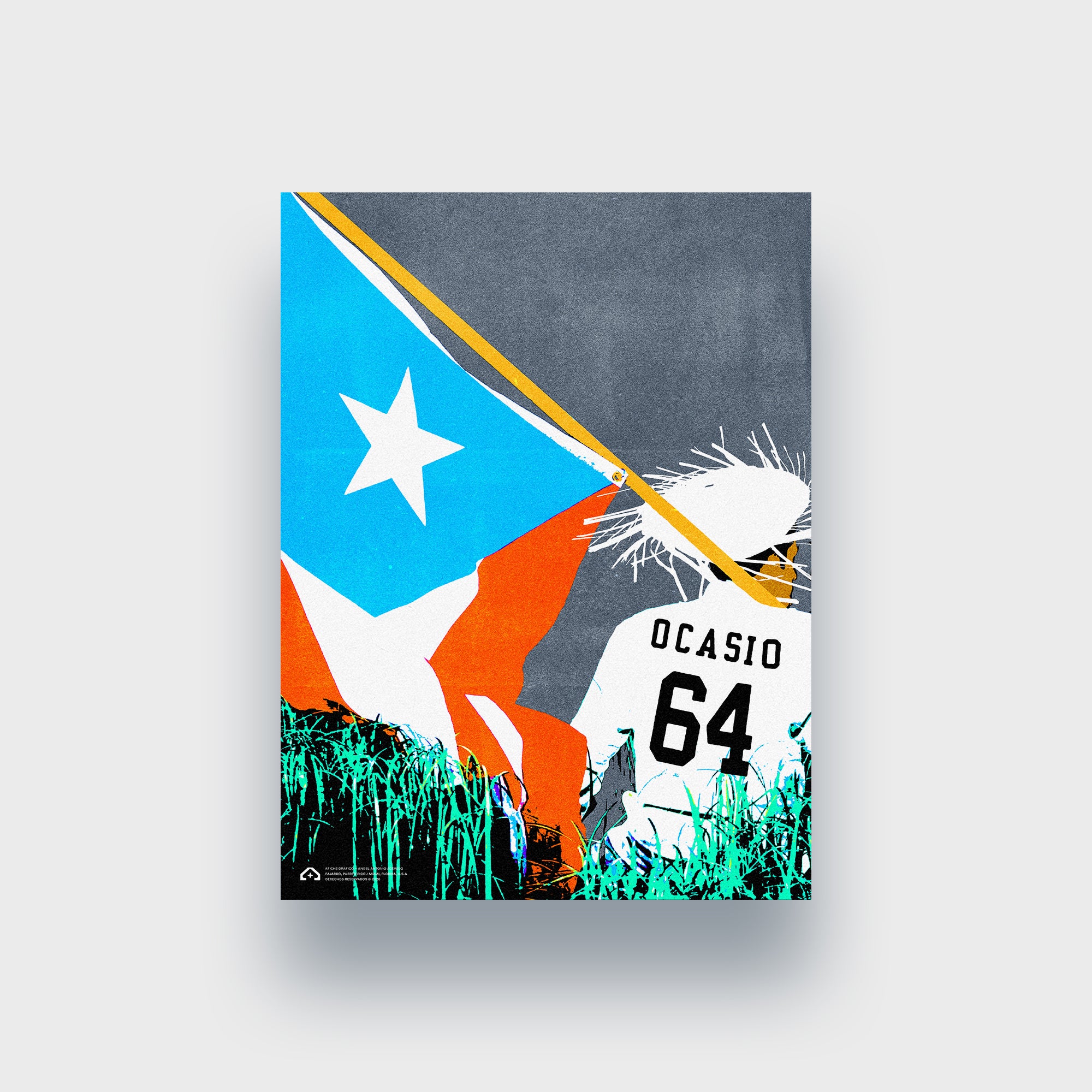 Ocasio 64 Love Puerto Rico Giclee Poster Print