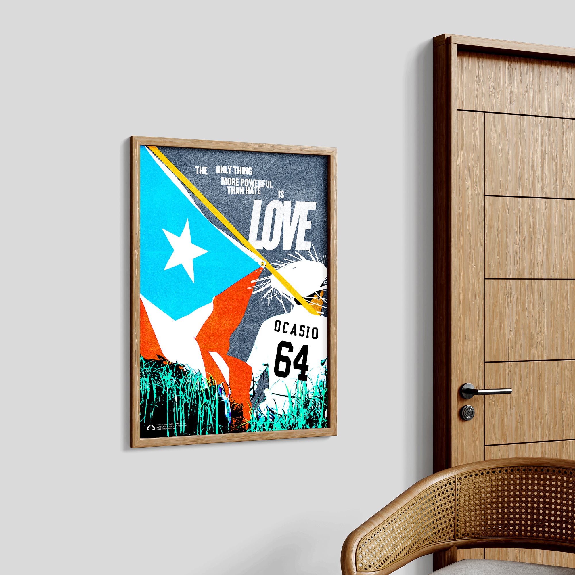 Ocasio 64 Love Puerto Rico Giclee Poster Print