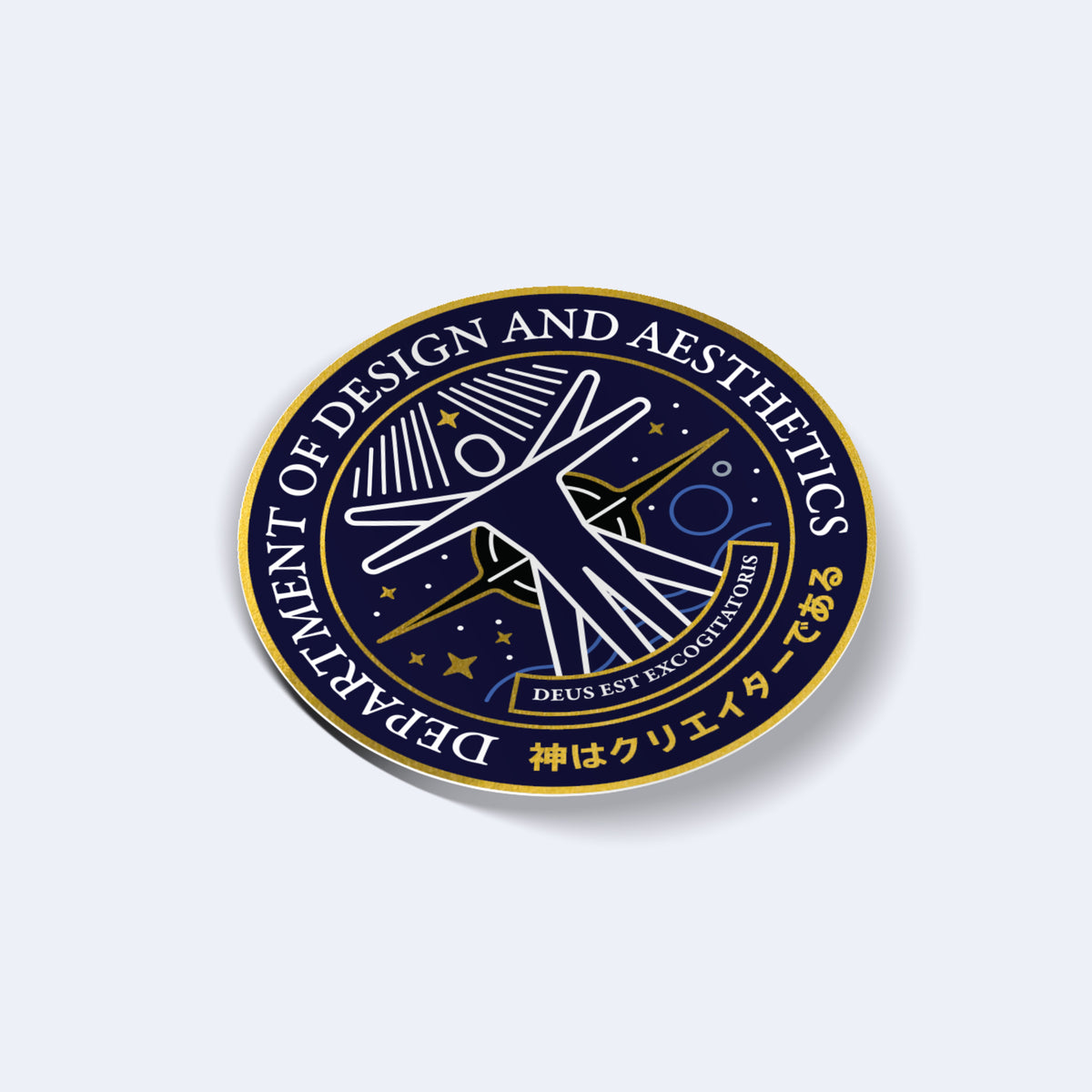 DoDA™ Bureau of Creation Emblem Sticker – God is a designer.®