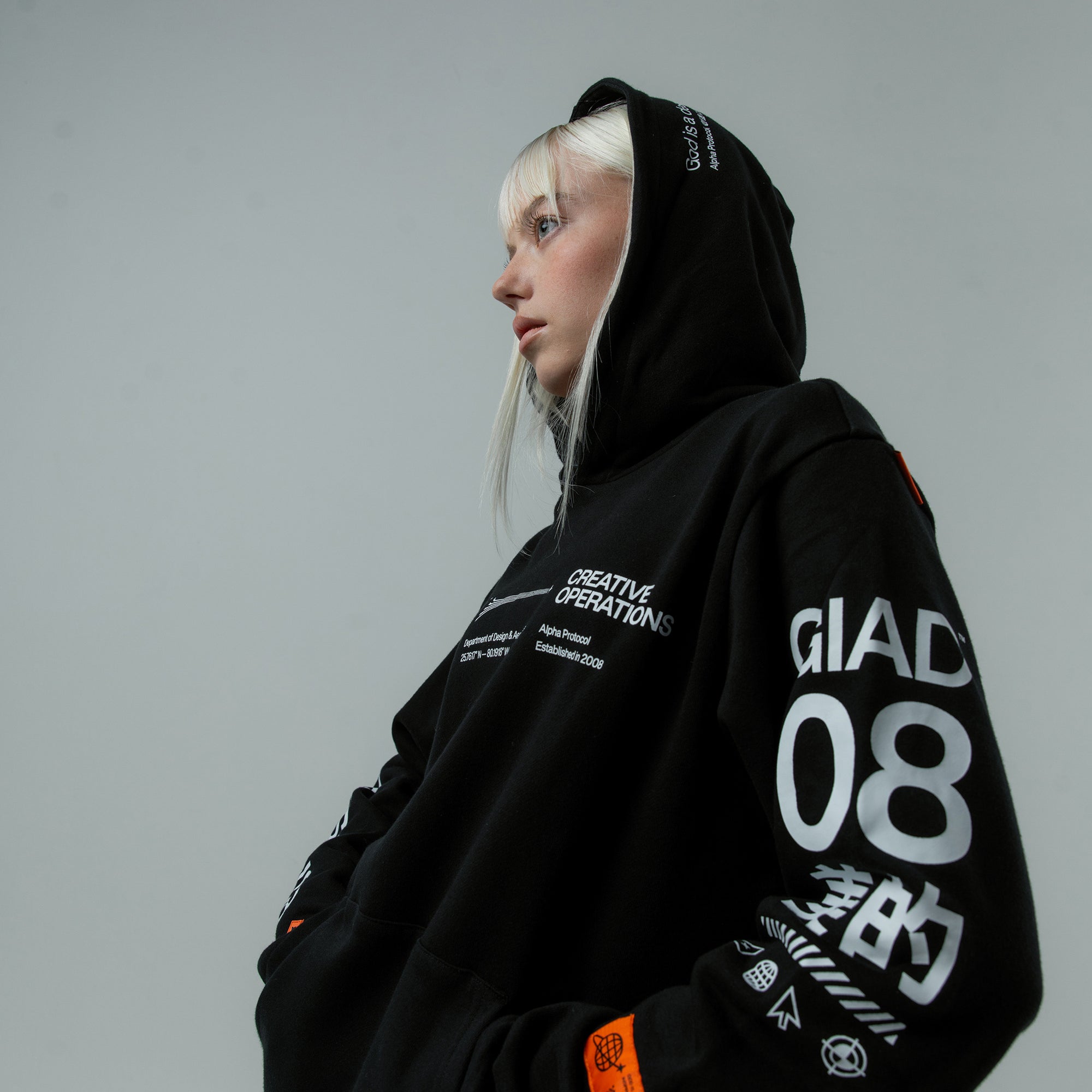 GIAD™ Creative Operations Hooded Pullover [Black]
