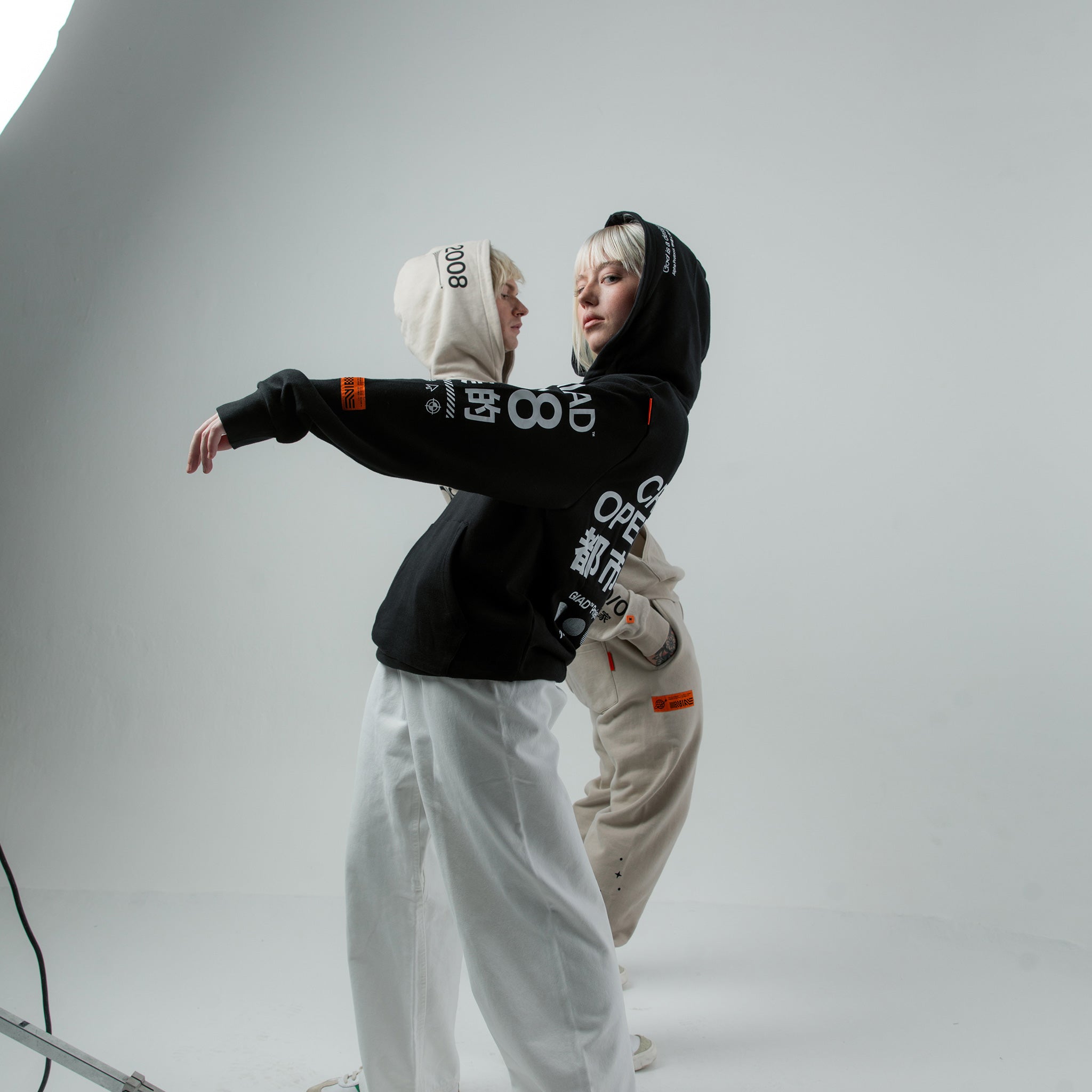 Creative Operations Hooded Pullover V2 [Black] – God is a designer.®