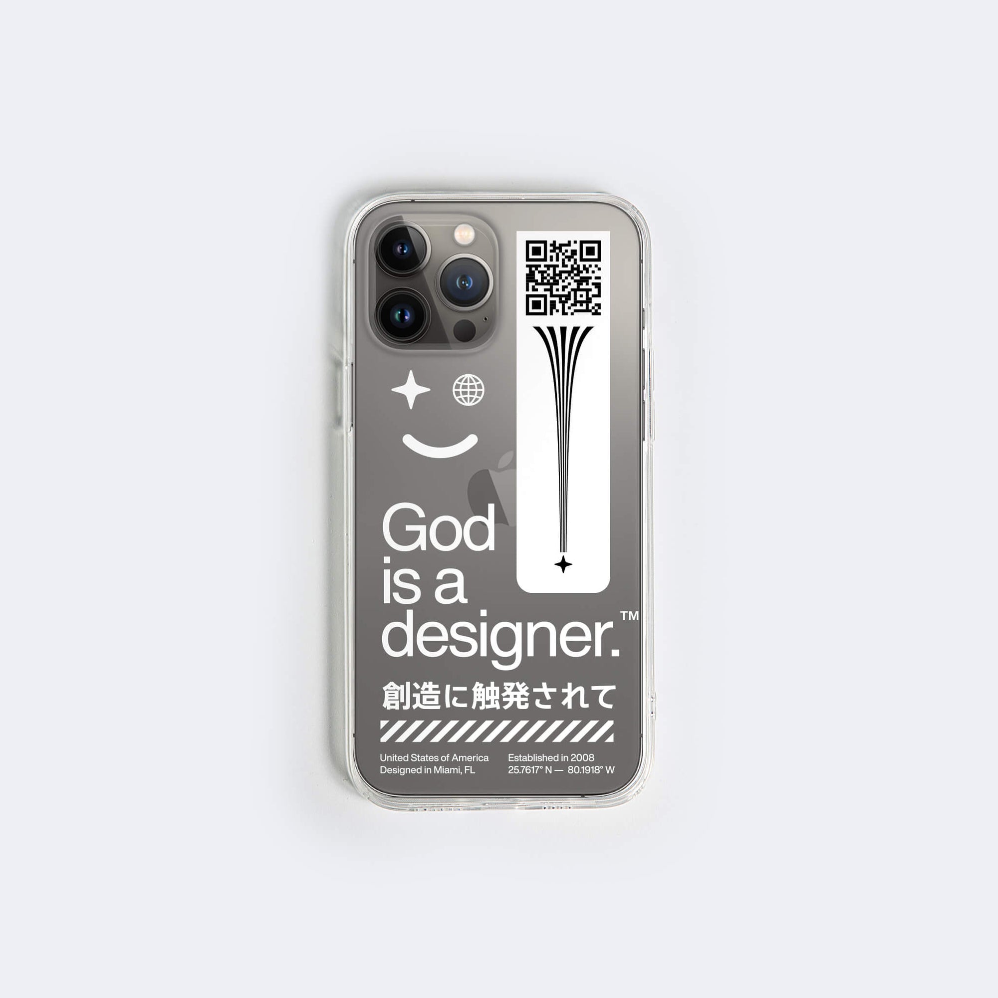 GIAD™ iPhone 13 Pro Max Slim Clear Case - God is a designer.®