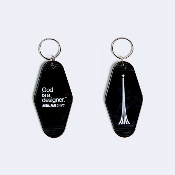 GIAD™ Classic Key Access Tag [Black] - God is a designer.®