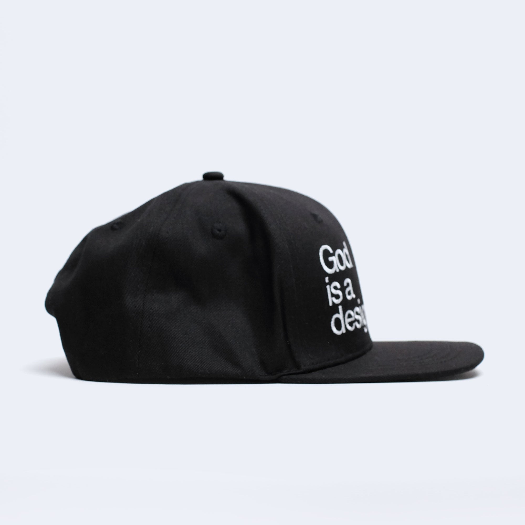 GIAD™ Classic 6-Panel Snapback [Black] - God is a designer.®