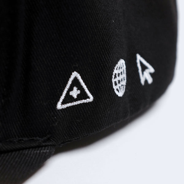 GIAD Classic 6-panel Snapback [Black/Orange]
