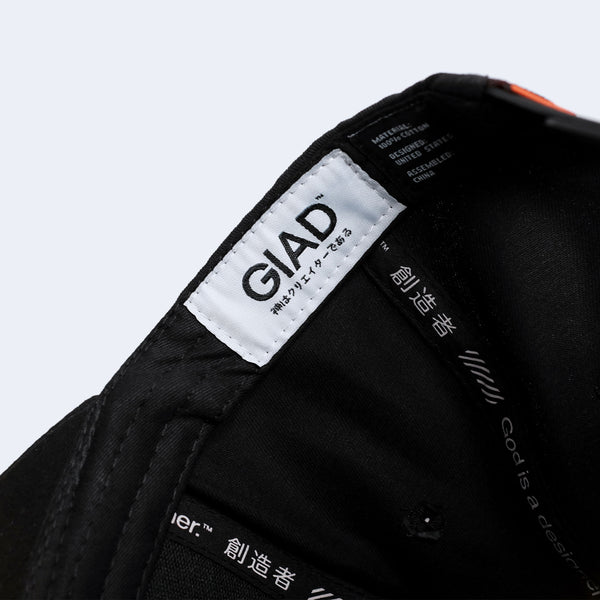GIAD Classic 6-Panel Snapback [Black]