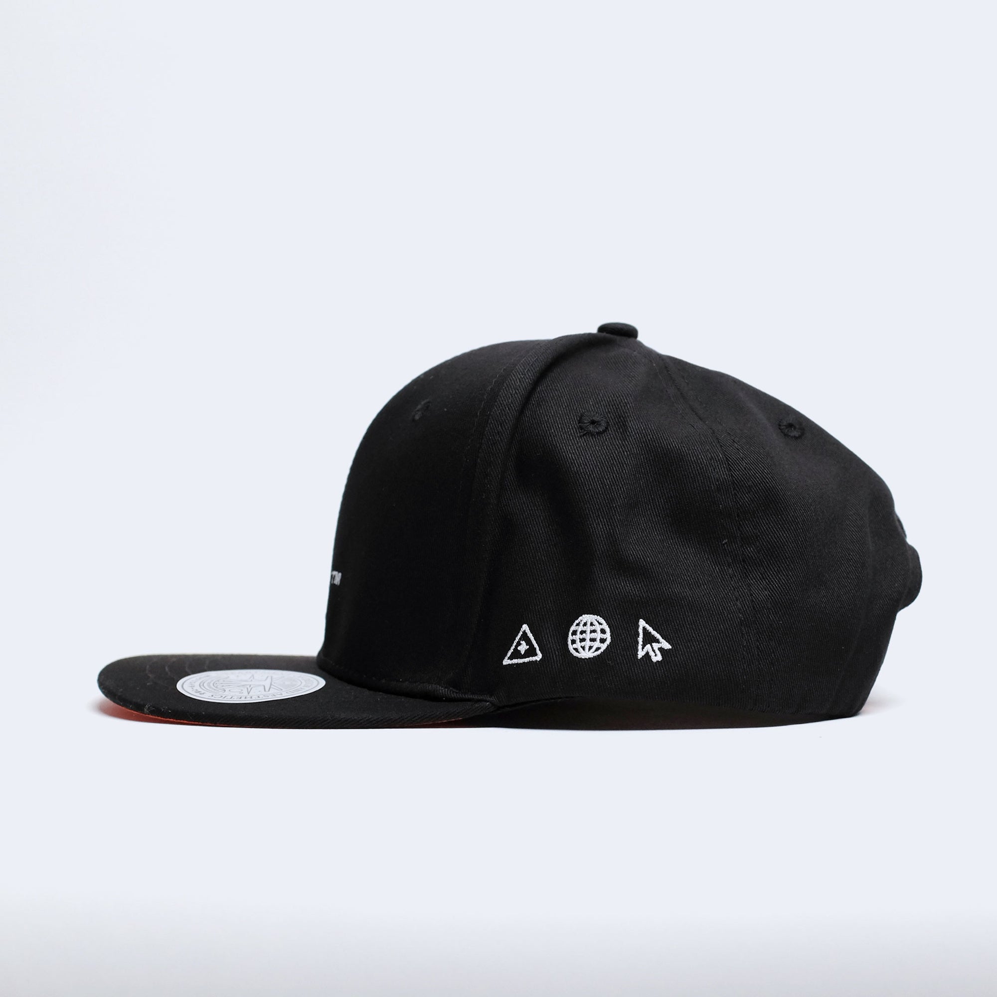 GIAD™ Classic 6-panel Snapback [Black/Orange] - God is a designer.®