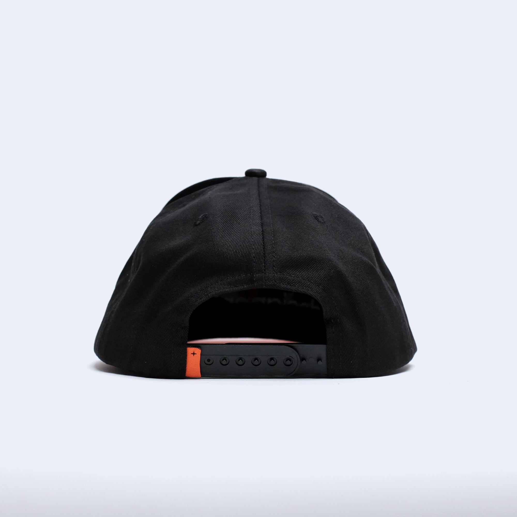 GIAD™ Classic 6-panel Snapback [Black/Orange] - God is a designer.®